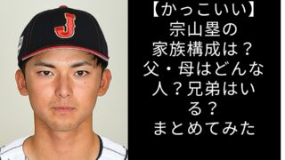 【かっこいい】宗山塁の家族構成は？父・母はどんな人？兄弟はいる？まとめてみた